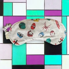 Kids Sleep Mask Sleepover Party Favor, Kid Accessory Travel Gift Handmade