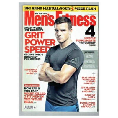 Men's Fitness Magazine October 2015 mbox3608/i Diy Healthy popcorn & Chicken