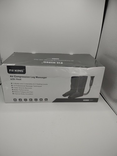 Fit King Compression Therapy Air Foot Leg Massager Device Pain Relief FT-057A