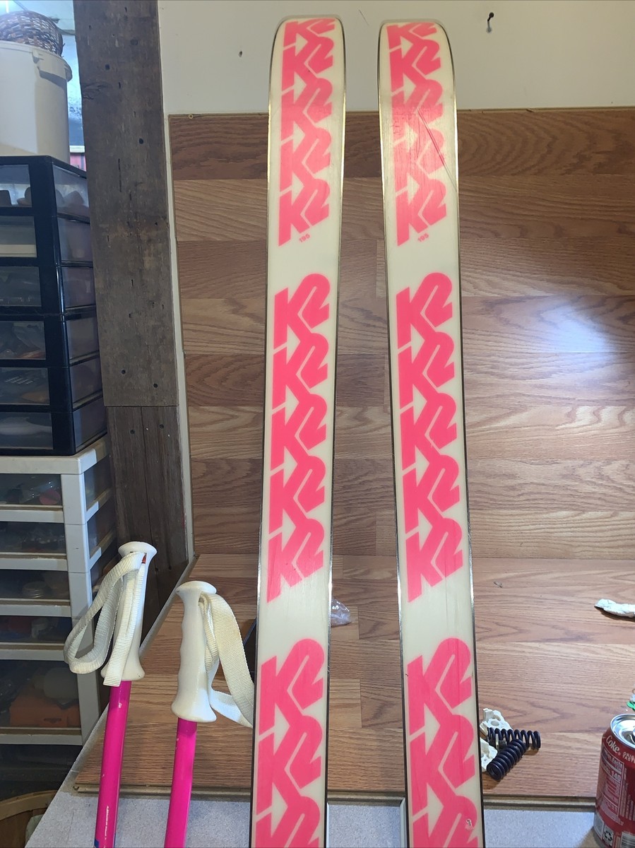 K2 KVC KV Comp 195 cm - '87 Vintage Hot Pink For Parts | eBay