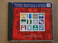 ESSENTIAL CLASSICS THE CHOICE IS EASY Highlights Volume 2 -   CD  near mint