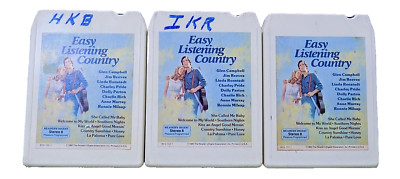 EASY LISTENING COUNTRY - VARIOUS ARTISTS (3-8 Track Set, 1980, Reader's Digest)