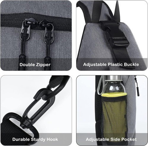 Mochila MOSISO Sling Bandolera Bolso de hombro Pecho Viaje Senderismo Mochila de día - Imagen 17 de 18