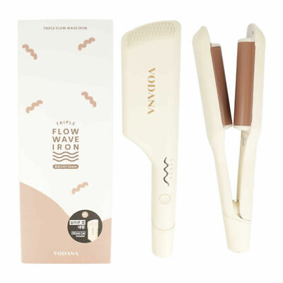 Vodana Triple Flow Wave Iron 25mm 32mm 40mm Hair Curler Free Vodana Triple Flow Wave Iron 25mm 32mm 40mm Hair Curler Free