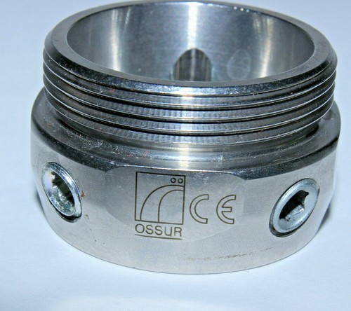 ÖSSUR SOCKET ADAPTER THREADED TOP ADAPTER INSERT FOR PRONG A-144300 STAINLESS