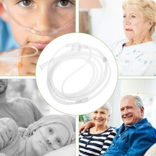 PVC Disposable Adult Flexible Tip Soft Nasal Oxygen Tube Cannulas Transparent