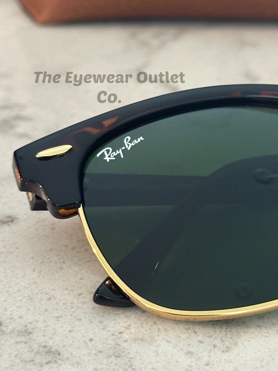 Store Display Rayban Clubmaster Tortoise RB3016 Green G15  display picture 1