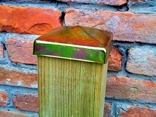 Capuchon de poteau 70x70 90x90 protection pour poteaux en bois chapeau galvanisé