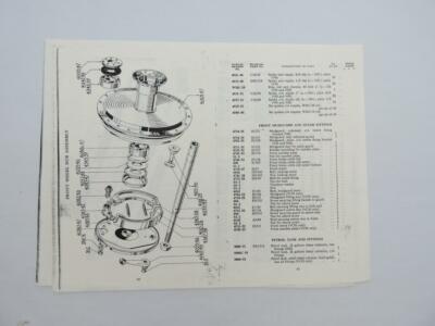 COPY Supplementary Price List Spare Parts Ariel Single Cylinder