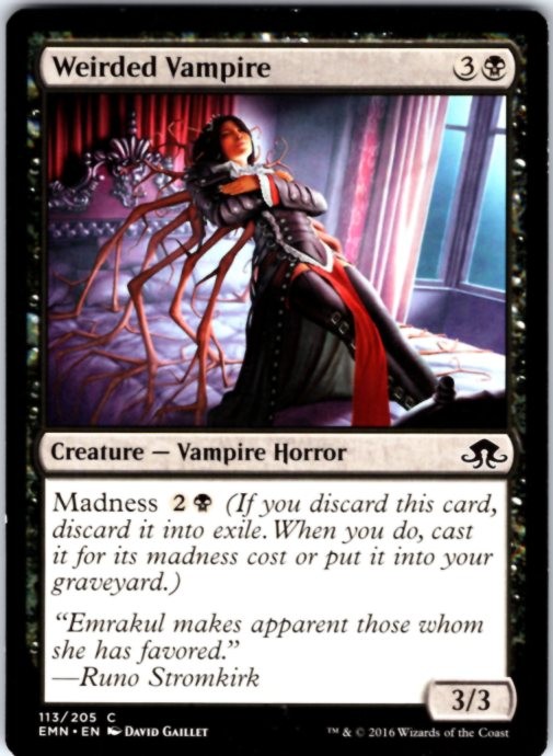 Weirded Vampire 113 Common Eldritch Moon Magic: The Gathering Lightly Played