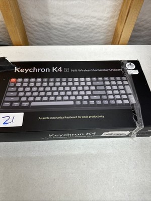 Keychron K4 Layout 100 Keys Wireless Bluetooth Mechanical Gaming Keyboard