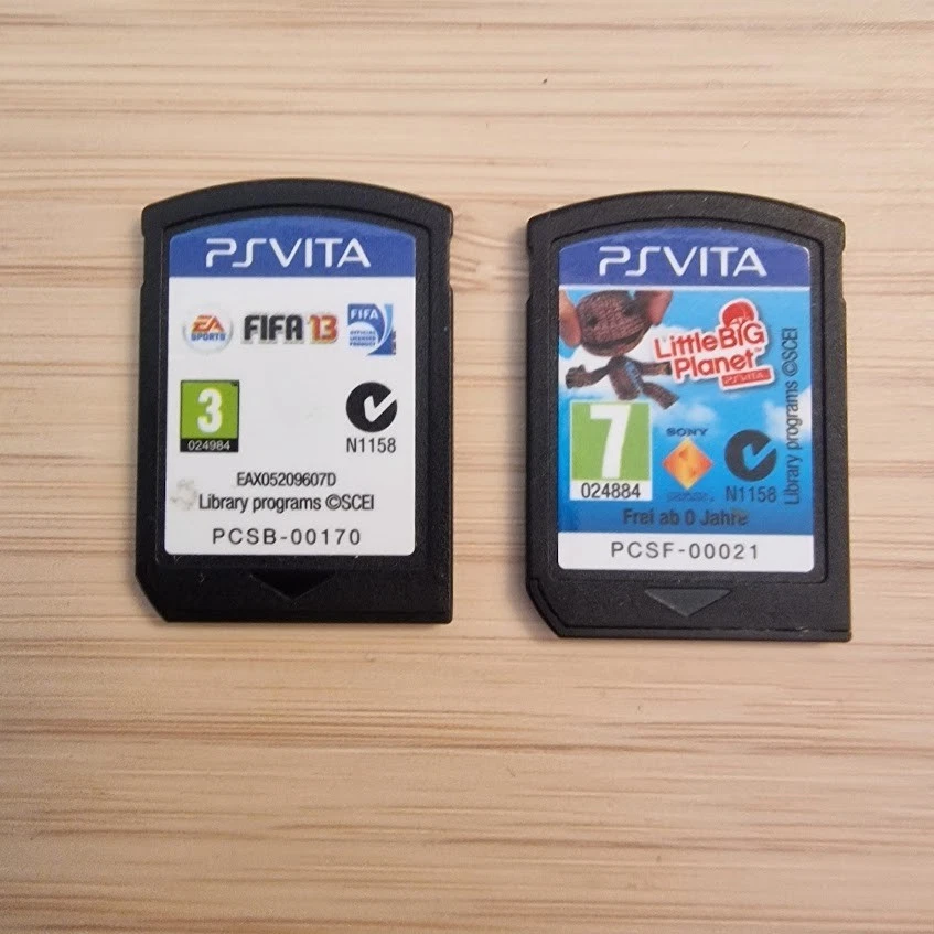 PS Vita Bundle | LittleBigPlanet + FIFA 13 | 2x Games Cartridge Only | FAST 🚚 - Image 1 of 1