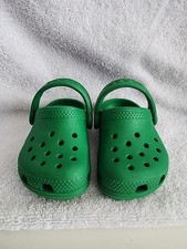Kids Crocs Classic Clogs Toddler Size C4 EUC Green