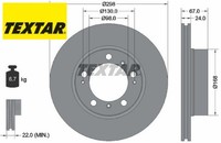 2X Bremsscheibe Textar 92088803 2 Bremsscheiben Vorderachse Vorne FüR Porsche