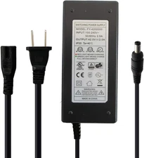 UL 42V 2A Charger Power Supply Adapter for 10S 36V Lithium Li-Ion Battery Pack w