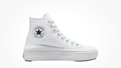 Converse All Star Move Women's Sneakers Pink/White, Size 10, High Top