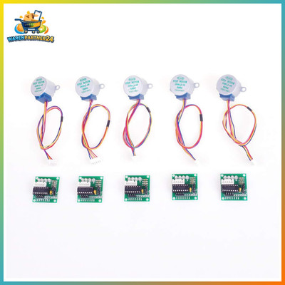 Schrittmotor 5V 28BYJ-48 ULN2003 mit Antrieb Modulplatine für Arduino 5 Stück