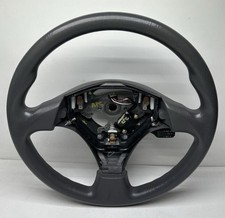 2003-2008 Toyota Corolla Matrix Vibe Gray Rubber Steering Wheel 3-spoke Oem