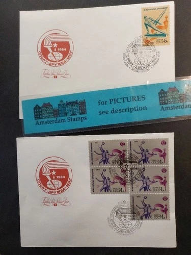 Russia Soviet Union 1984-1991 vf huge collection fdc's High CAT Value TOP!