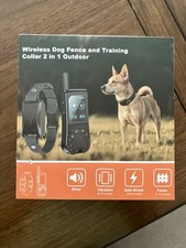 2 In 1 Wireless Dog Fence And Training Collar