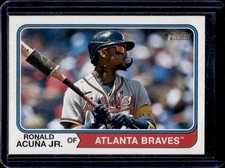 2023 Topps Heritage Ronald Acuna Jr. SP VAR #183d Braves