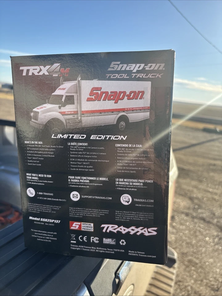 Brand New 2025 Snap On TRX4M (Sealed) Limited Edition 1/18 Scale - Image 3 of 4