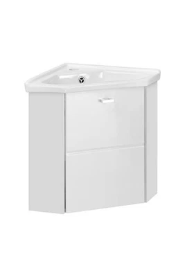 eckbecken ecktisch waschbecken eckschrank becken waschtisch ecken unterschrank - Bild 1 von 4