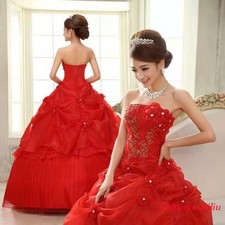 Women Lace Sleeveless Large Tutu Dress Bridal Wedding Dress Princess Dress Gown