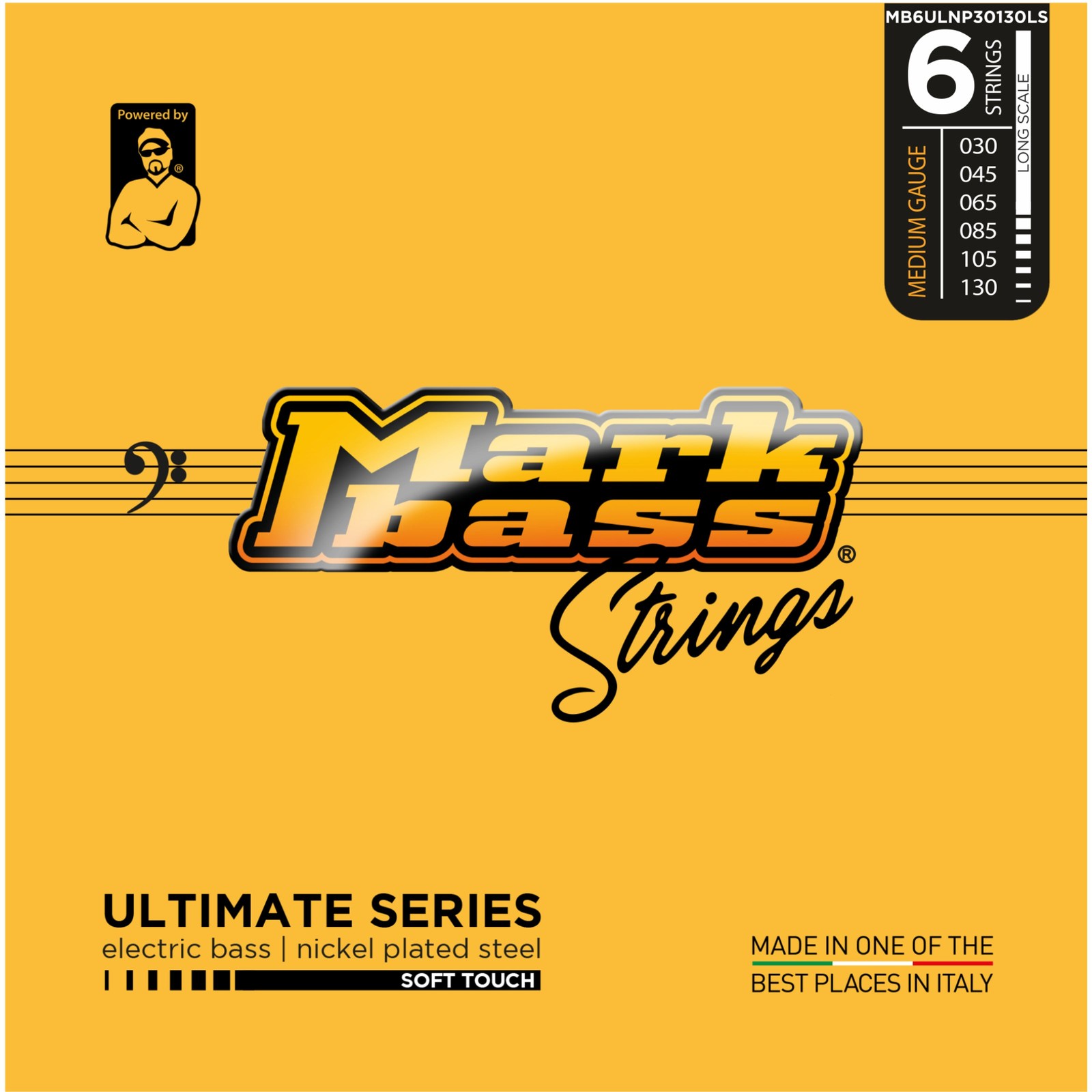 Markbass Ultimate Series Strings 6s 30-130 - Saitensatz fr 6-Saiter E-Bass 11190₽