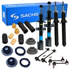 SACHS Stoßdämpfer + Koppelstange Rep-Satz Vorne Hinten für ALFA ROMEO 147 GT 937