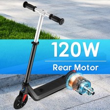 120W Electric Scooter for Kids Riding Time 60 Minutes Adjustable Speed Height