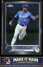 Hunter Dozier 2022 Topps Chrome Update #USC133 Kansas City Royals Baseball