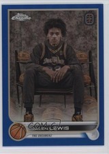 2022 Topps Chrome OTE Overtime Elite Blue Refractor 81/99 Jalen Lewis #26 0co5