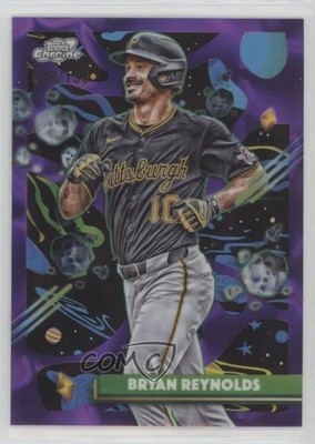 2025 Topps Cosmic Chrome Purple Nebula Refractor 49/150 Bryan Reynolds #10 0k26