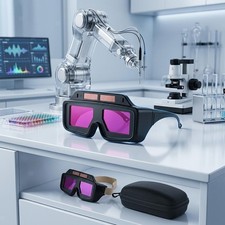 Schwei&szlig;erbrille mit automatischer Verdunkelung, Zubeh&ouml;r-Schutzmaske,