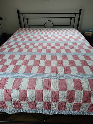 Ralph Lauren Vintage Americana FLAG Patriotic QUEEN Bed Quilt Coverlet