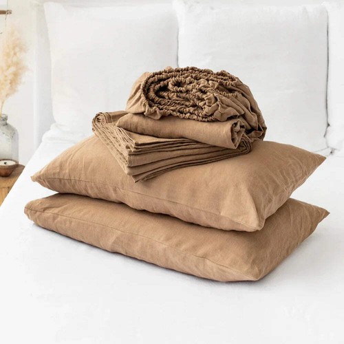 Pure European Linen Bed Sheets Set | Choice of Colors & Depth - Picture 60 of 64