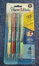 Paper Mate Pack Of 4 Clear Point Mechanical Pencils 0.7mm Break Resistant 2 NIP