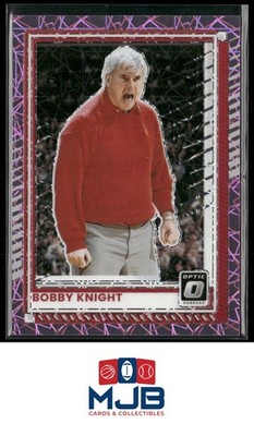 2025-26 Donruss Bobby Knight Optic Pink Velocity #/75 #197 Indiana Hoosiers