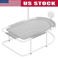 Free-Standing Elevated Cat Bed With Washable Breathable Mesh for Pets Grey 