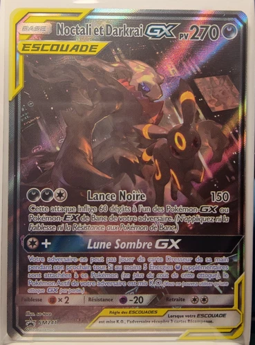 Carte Pokémon Noctali Et Darkrai GX SM241 Promo Soleil Et Lune NM FR
