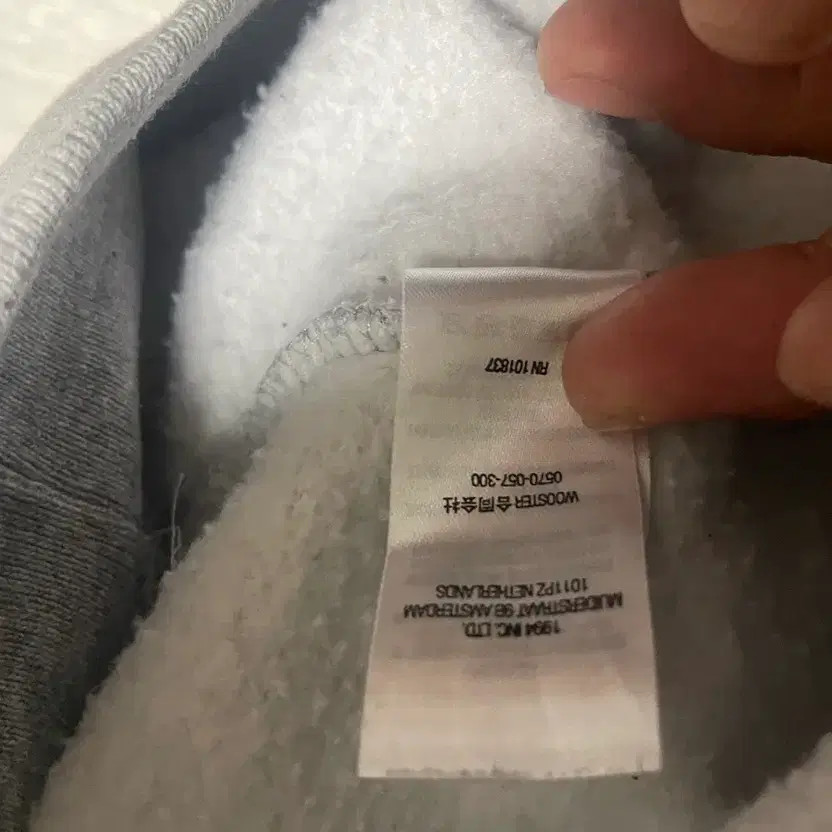 Supreme Burberry Hoodie, 22SS, Grey, Large Size