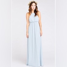 Show Me Your Mumu Women’s Amanda maxi dress size small.  Periwinkle blue.  ECU!