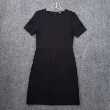 NEW J Crew Mercantile Womens Short Sleeve Ponte Sheath Dress Black 0 Work