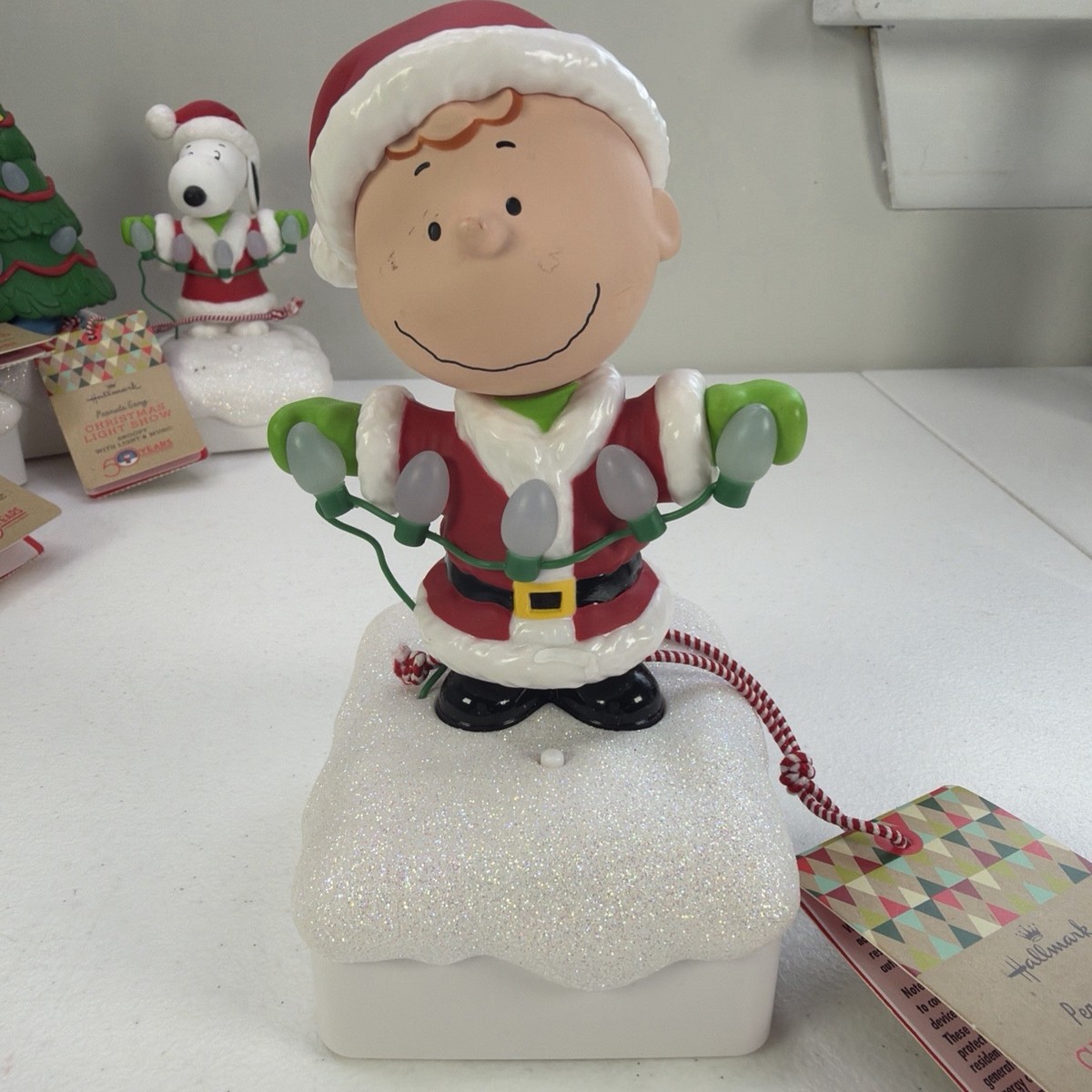 HALLMARK Peanuts Christmas Wireless Band Set of 5 Linus, Charlie