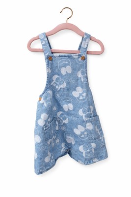 Disney Baby Jeans Latzkleid Gr. 92 Minnie Mickey Mädchen Kleid