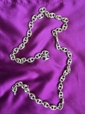 Puffed Mariner 14k Real Yellow Gold 20 Inch Chain 24.8 Grams Vintage