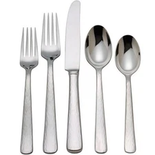 Reed & Barton SILVER ECHO - 18/10 Stainless Steel 5 Piece Place Setting / NO
