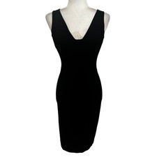 Betabrand Sudden Chemistry Bodycon Dress XS Black Ponte LBD Size XS
