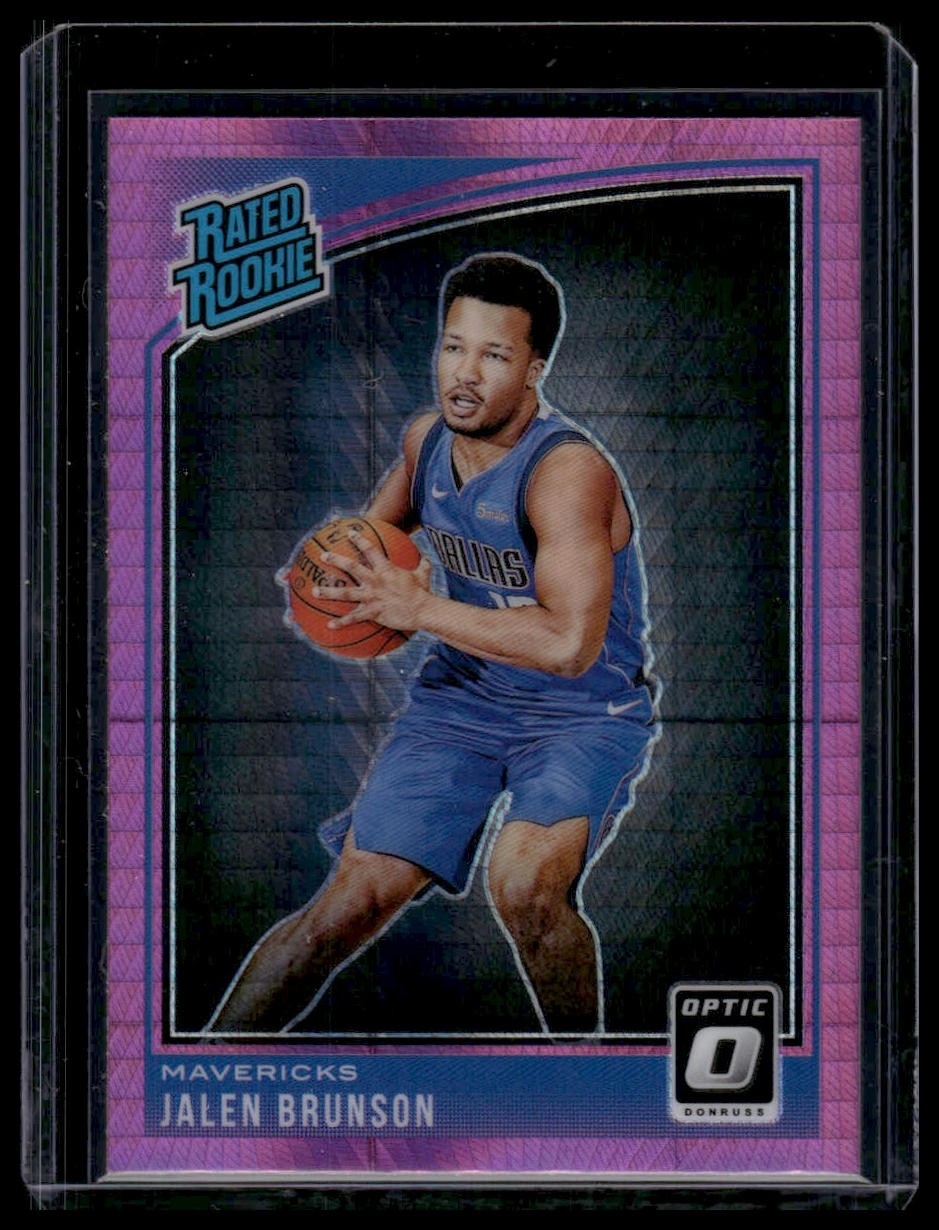 Jalen Brunson 2018-19 Donruss Optic #179 Rookie RC Hyper Pink
